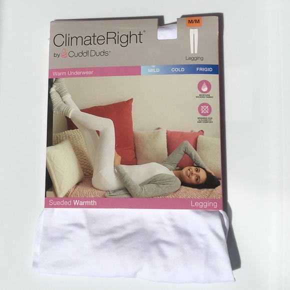 Cuddl Duds ClimateRight Womens Sueded Warmth Leggings